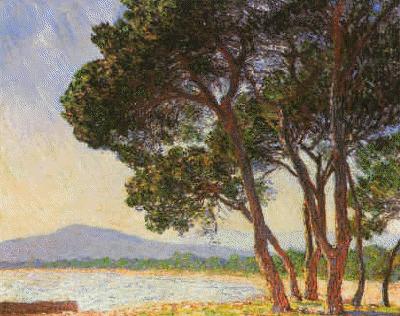 The Beach of Juan-Les-Pins, Claude Monet